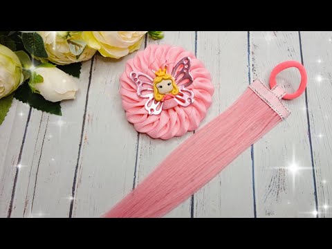 Видео: розовая мечта каждой девочки. бантики с локонами