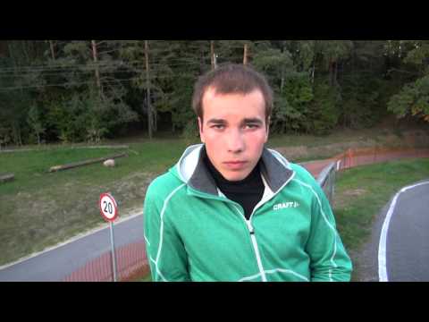 Видео: Август 2013г. Эстония, г. Отепя. Лыжероллеры "КЛИНСПОРт".