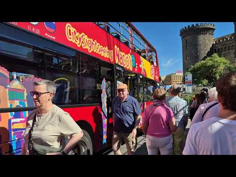 Видео: Неаполь. Naples. Экскурсия на уже привычном hop on/off. 