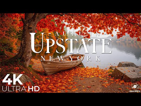 Видео: Север штата Нью-Йорк 4K – Осенние краски окутывают холмы, реки и живописные дороги