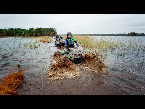 Видео: Тур на квадроциклах в Карелии