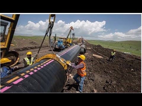 Видео: Газопровод Пай экскаватор