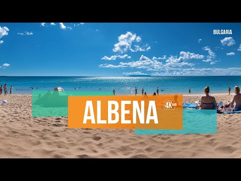 Видео: Walking Tour Албена, Bulgaria