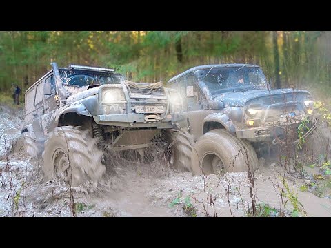 Видео: OFF ROAD ИСПЫТАНИЕ МАШИН И РАЗНЫХ КОЛЁС на Уаз, Нива и Уаз Патриот на бездорожье