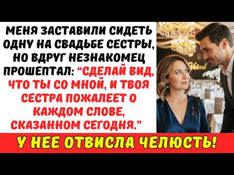 Видео: Меня ОСТАВИЛИ ОДНУ на свадьбе сестры — и вдруг незнакомец прошептал: «ПРИТВОРИСЬ, что ты СО МНОЙ»