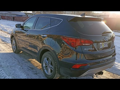 Видео: красные поворотники, красные фонари, желтые поворотники, американка санта фе 3, 2017 год