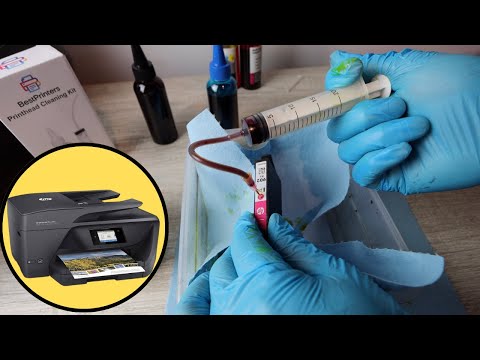 Видео: Заправка чернил для Hp OfficeJet Pro 6978 — доступное решение для чернил [сделай сам]