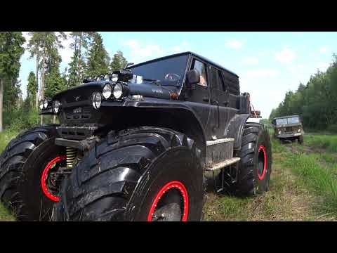 Видео: МОНСТР УАЗ-ЕРМАК! ИСПЫТАНИЯ БОЛОТО, ПОЛЕ!!!
