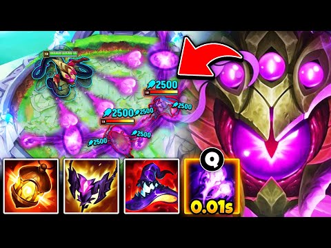 Видео: Вел'Коз, но я могу спамить Q быстрее, чем ты моргнёшь (ПУЛЕМЕТ ВЕЛ'КОЗ)