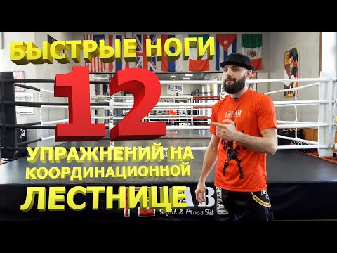 Видео: 12 упражнений на координационной лестнице