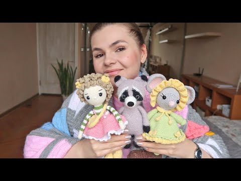 Видео: ГОТОВЫЕ РАБОТЫ: игрушки и плед мотивами!