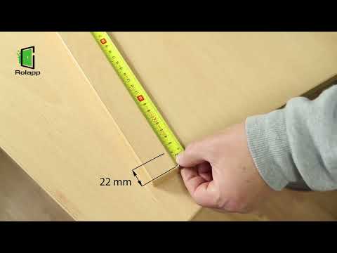 Видео: Apec2 Rolapp монтаж системы для раздвижных дверей шкафов-купе