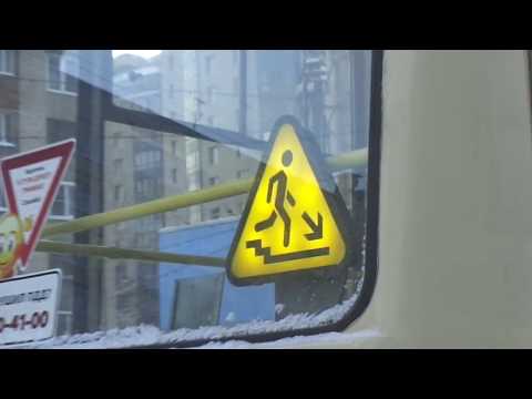 Видео: Трамвай Санкт-Петербурга 8-152: ЛВС-86К б.5041 по №55 (06.02.18)