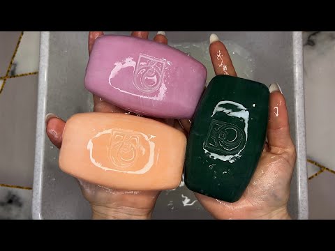 Видео: ASMR 🌸🍊🫒Soaping colored novelties | АСМР 🌸🍊🫒Мыление цветных новинок