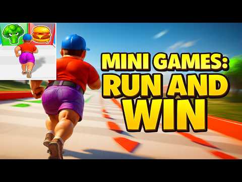 Видео: ГЛАВНОЕ ИСПЫТАНИЕ! 🏁 Мини-игры: Беги и побеждай - Геймплей (Android / iOS)