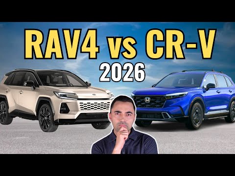 Видео: Toyota RAV4 2026 года против Honda CR-V 2026 года || Какой внедорожник выбрать?