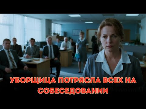 Видео: Уборщицу ВЫЗВАЛИ на ФАЛЬШИВОЕ СОБЕСЕДОВАНИЕ… Но КОГДА ОНА НАЧАЛА ГОВОРИТЬ — ВЕСЬ ЗАЛ ЗАМЕР!
