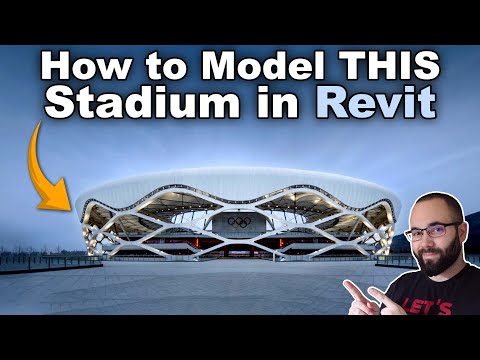 Видео: Учебное пособие по стадиону в Revit (стадион Цзаочжуан)
