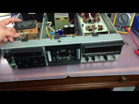 Видео: Sony TC K555ESX. Профилактика ЛПМ. Часть 1