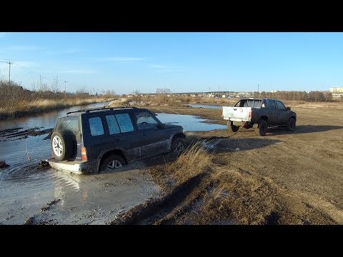 Видео: С Гелика на пикап Nissan Datsun! UAZ Patriot, Discovery 2, Escudo, Pajero 3, Terrano. Off-Road