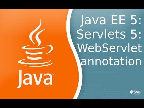 Видео: Java EE 5: Servlets 5: Аннотация WebServlet