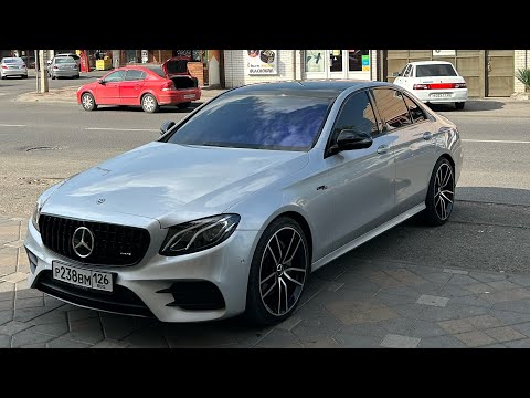 Видео: Обзор Mercedes E 53 AMG ,привезли приору .