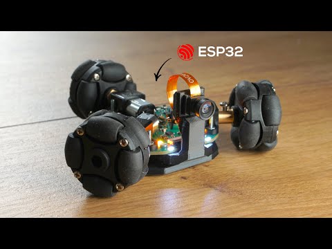 Видео: Всенаправленные роботы с камерой на базе ESP32 | makermoekoe