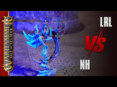 Видео: Камнем по голове! | Lumineth Realm-lords vs Nighthaunt | Паста Горя