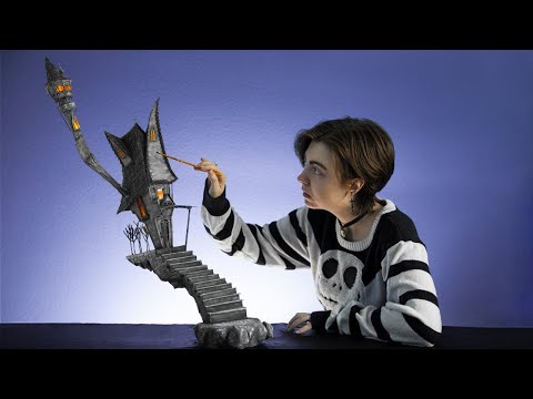 Видео: Миниатюрный дом Джека Скеллингтона из «Кошмара перед Рождеством»