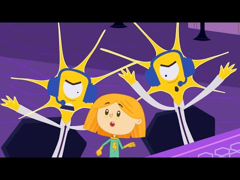 Видео: Катя и Эф. Куда-угодно-дверь - Кнопка от икоты - Развивающий мультфильм для детей