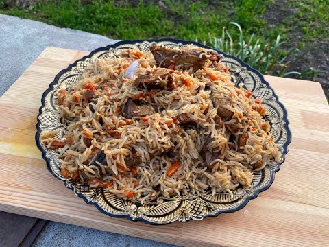 Видео: Плов из утки в казане на костре.