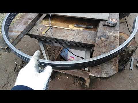 Видео: Покажу как сделать парник «хлебница» из профильной трубы. Подробно с размерами всех деталей.