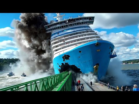 Видео: Самые Крупные Столкновения и Ошибки Кораблей, Снятые на Камеру