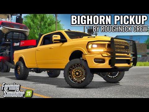 Видео: Пикап BigHorn (от Roughneck Modding Crew) | Farming Simulator 25