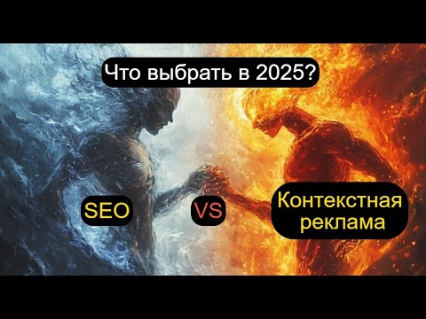 Видео: SEO или контекстная реклама – что выбрать в 2025 году?