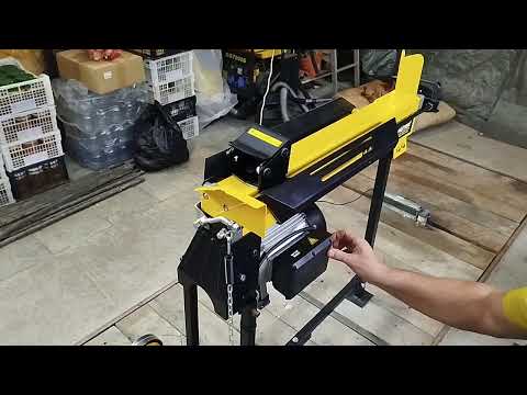 Видео: Дровокол Heter. Установка педали управления.