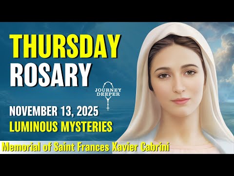 Видео: Четверг Розария 🤎 Светлые тайны Розария 🤎 13 ноября 2025 г. ВИРТУАЛЬНЫЙ РОЗАРИЙ