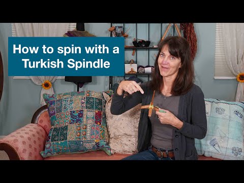 Видео: Как прясть турецким веретеном