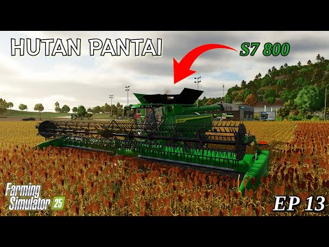 Видео: ПОДКАРАХ ХУЛИГАН В ЗЕЛЕНО | Farming Simulator 25 - Hutan Pantai #13