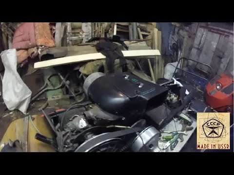 Видео: 🔧🔩⚠️СНЕГОХОД БУРАН. Модернизированное охлаждение DD.   Часть#1 установка  2016г.