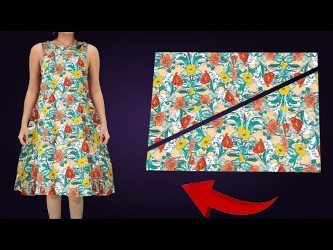 Видео: ✂️Всего 1 метр ткани и пошив за 10 минут✂️Даже если вы не портной, то это для вас