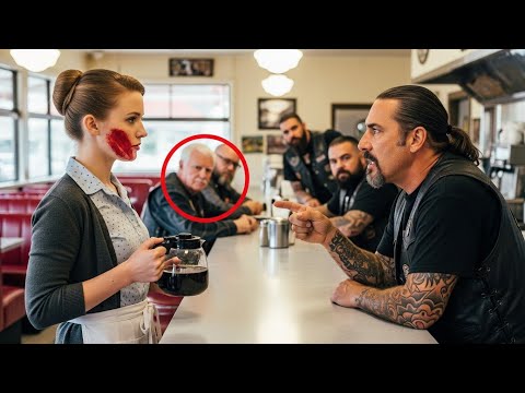 Видео: Байкерский лидер заметил синяки у официантки — то, что он сделал потом, шокировало весь город!