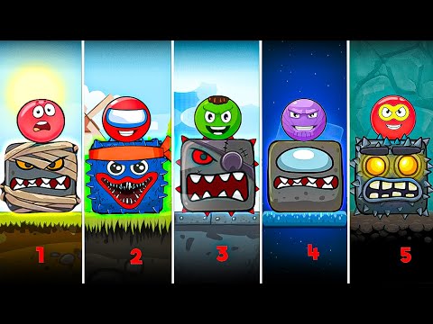 Видео: ШАР ПОБЕЖДАЕТ ВСЕХ БОССОВ - RED BALL 4 СБОРНИК АНИМАЦИЙ ПРО КРАСНЫЙ ШАРИК И КВАДРАТА от СПУДИ