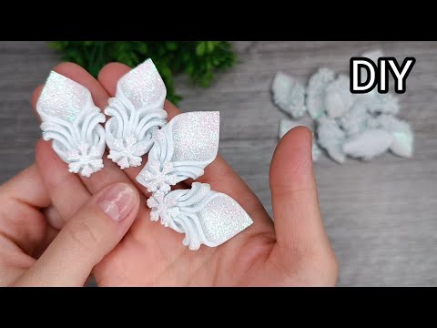 Видео: Новогодняя корона для СНЕЖИНКИ или СНЕЖНОЙ КОРОЛЕВЫ / DIY foam