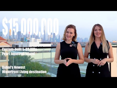 Видео: Cовершенно новая вилла с авторским дизайном на острове Pearl Jumeirah