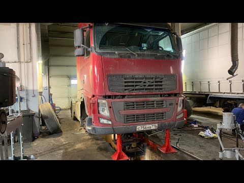 Видео: Бьет руль Volvo FH, причина нашлась