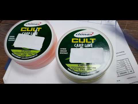 Видео: CLIMAX CULT CARP LINE 0.22 и 0.25
