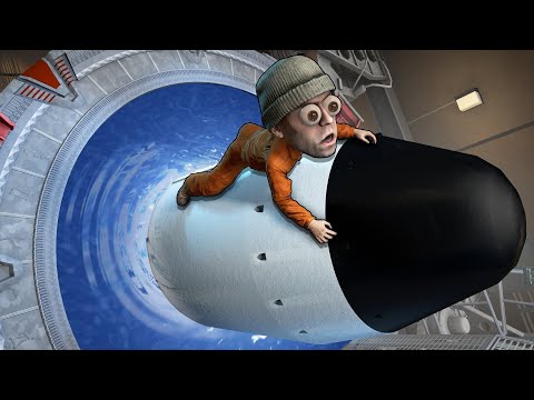 Видео: ЗАСУНУЛИ ОГРОМНУЮ РАКЕТУ В ПОРТАЛ! УГАР В GARRYS MOD!