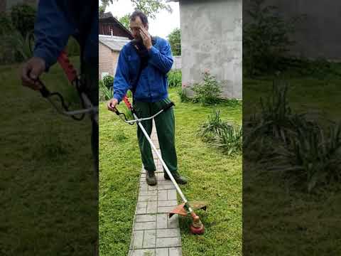 Видео: Электрокоса Vitals EZT 144vs