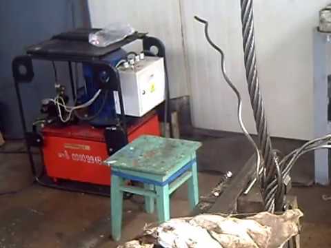 Видео: плетение троса в петлю